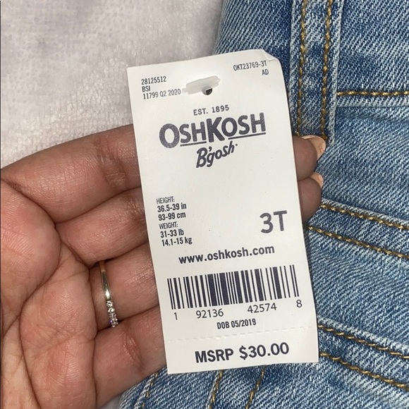Brand new OshKosh toddler jeans - Picture 4 of 4
